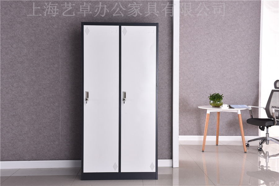 二門更衣柜_GY100601可定制鋼制存包柜員工儲物
